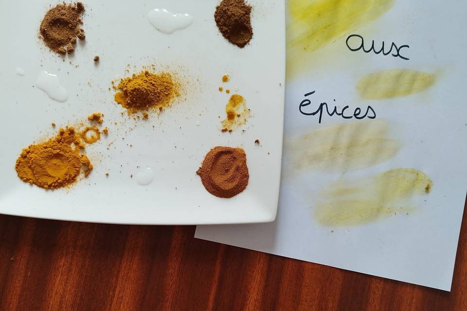 Peinture aux épices