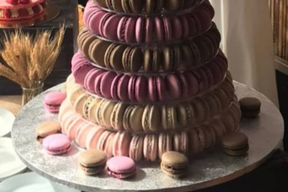 Pièce montée Macarons Mariage