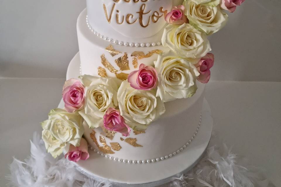 Wedding cake Mariage L&V