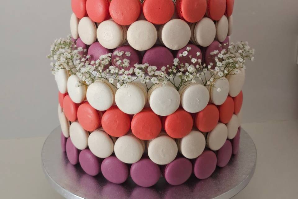 Macarons façon wedding cake