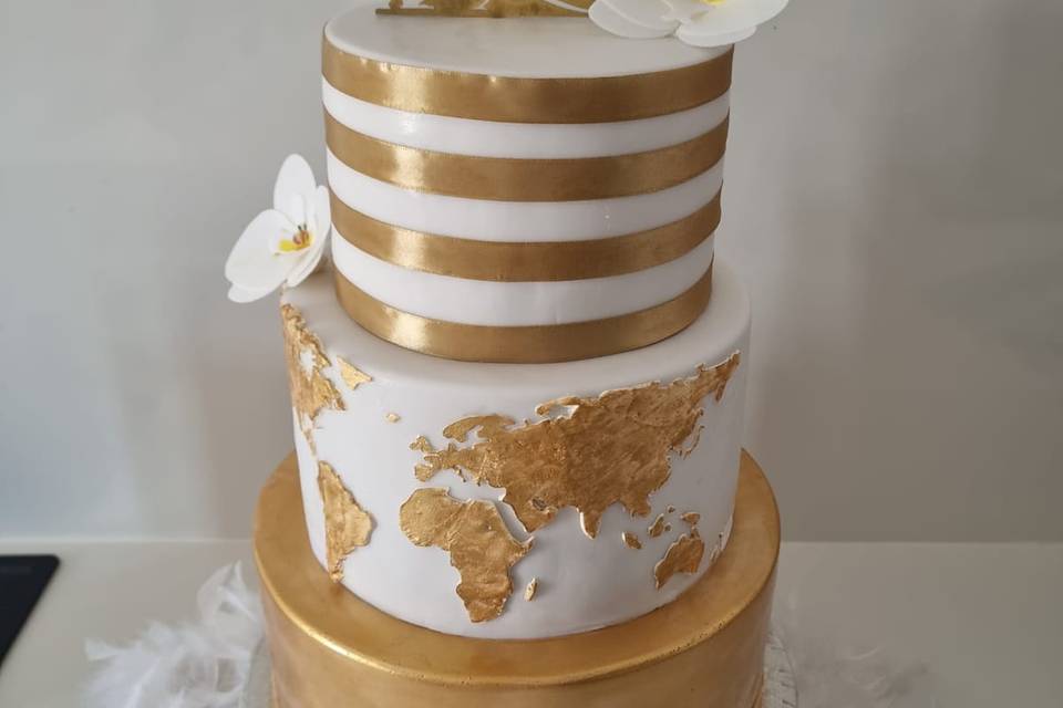 Wedding cake Mariage Voyage