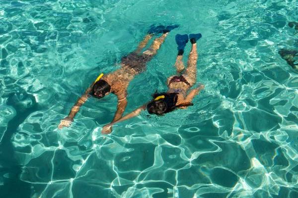 Activité snorkeling à deux