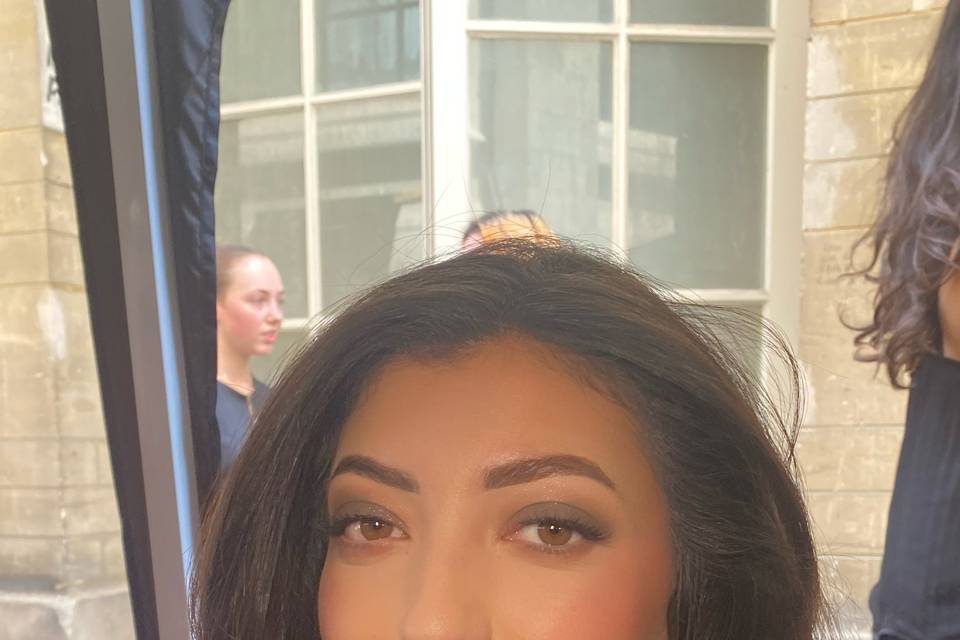 Smoky eye makeup
