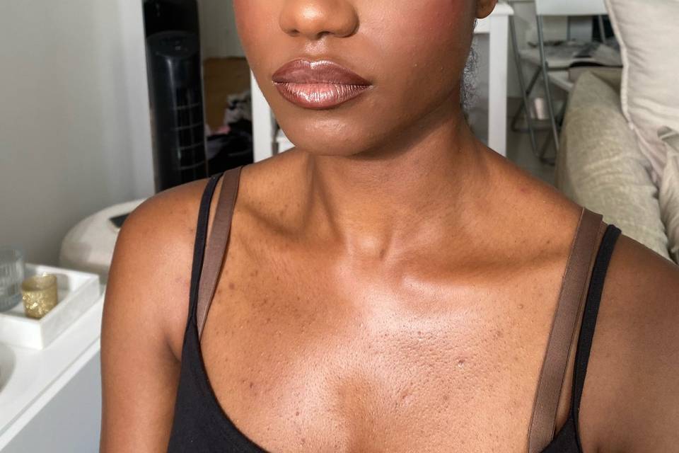 Full glam makeup