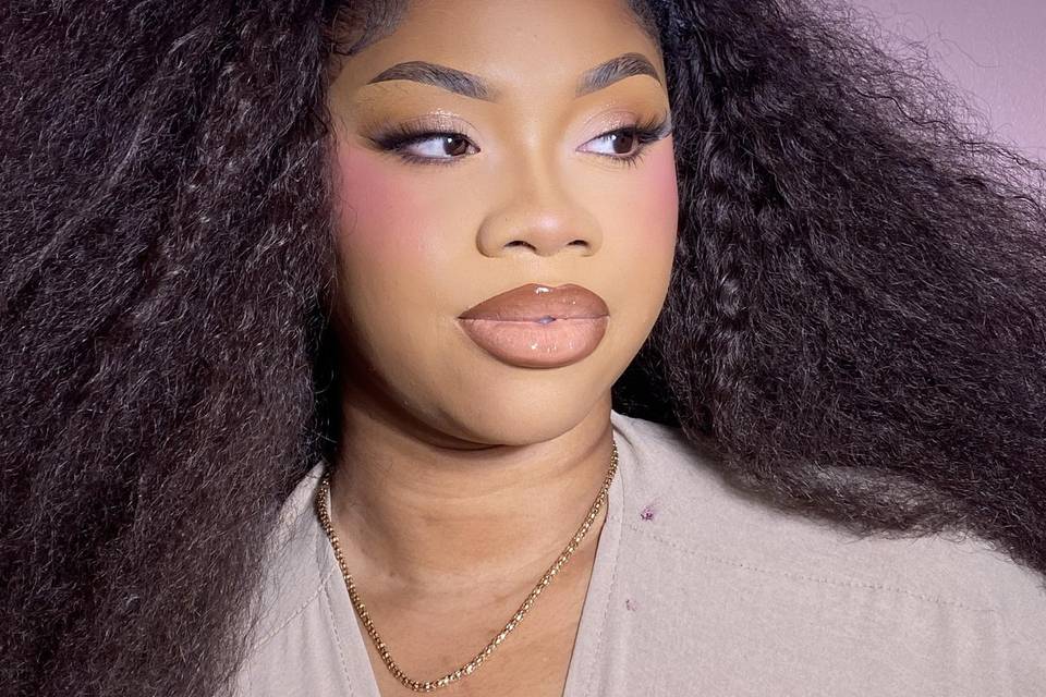 Soft glam Makeup