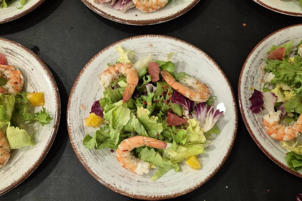 Salade de gambas