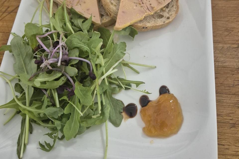 Assiette foie gras