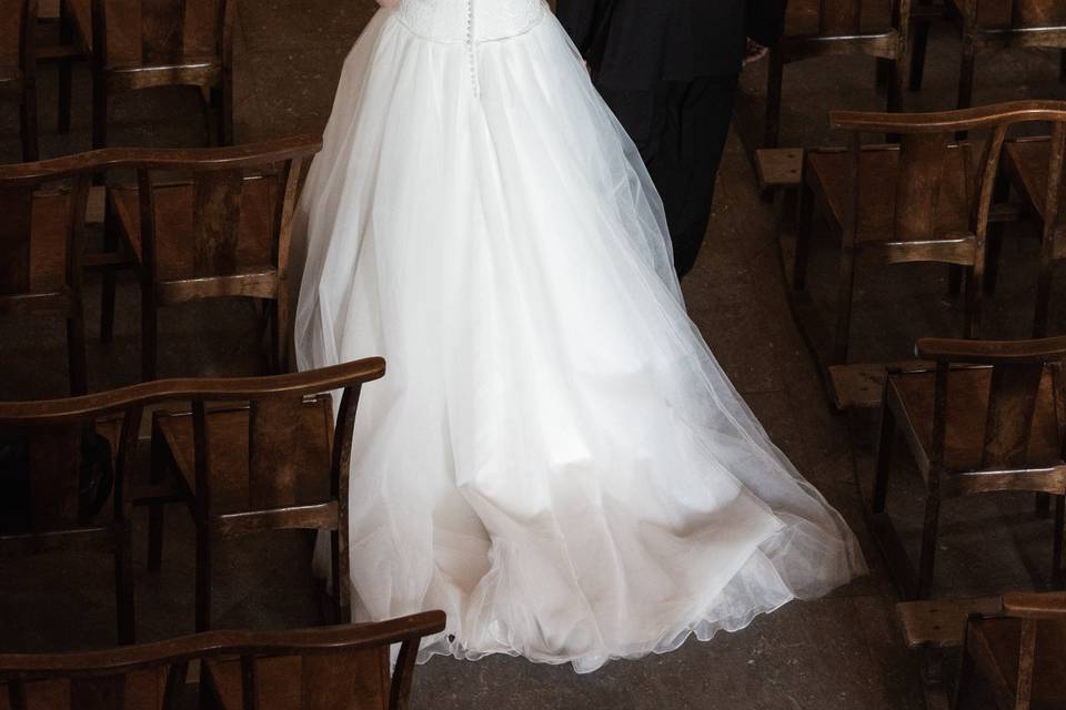 Arrivée de la mariée