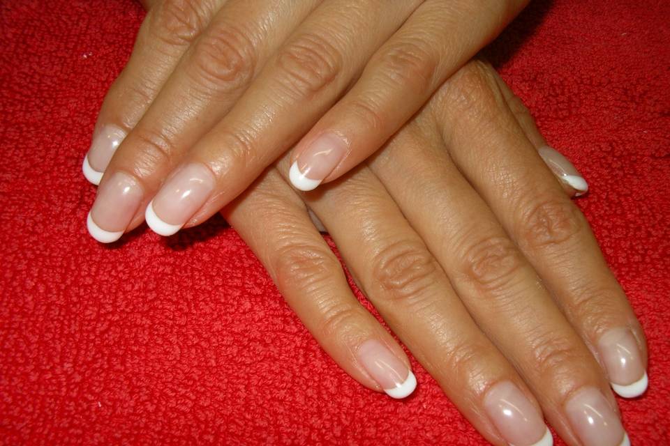 Gel look french