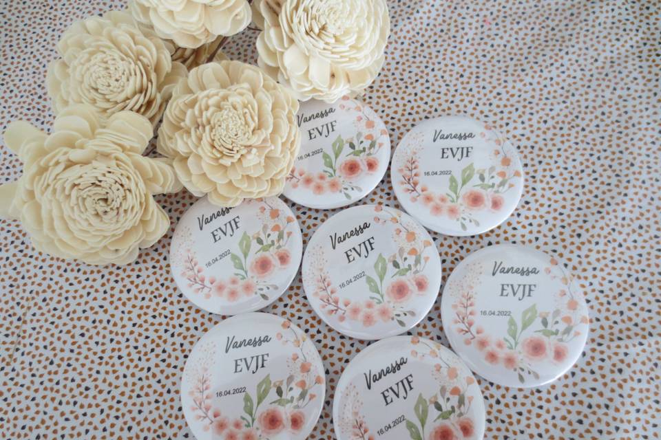 Badges evjf ou mariage