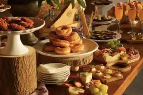 Buffet brunch mariage