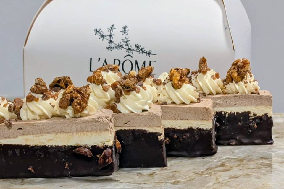 Entremet au trois chocolats