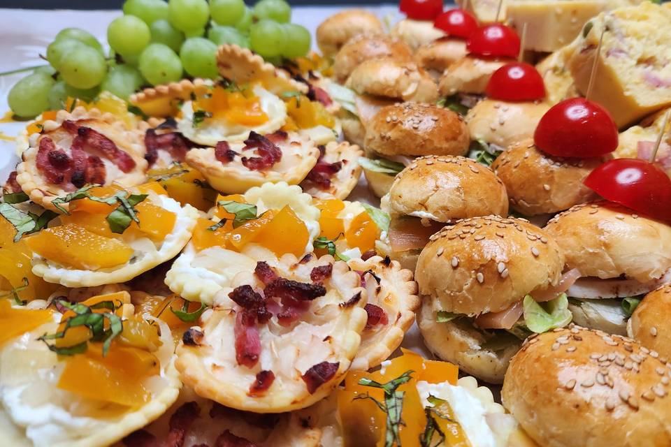 Tartelettes et burgers