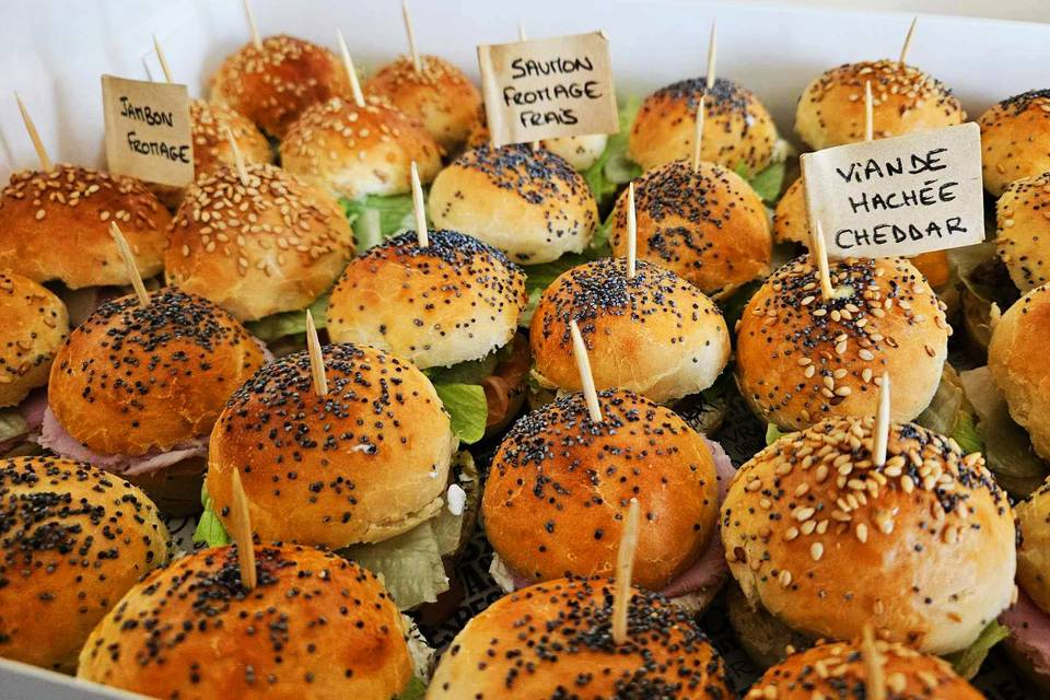 Mini burgers maison