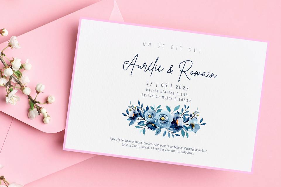 Faire Part de Mariage A & R