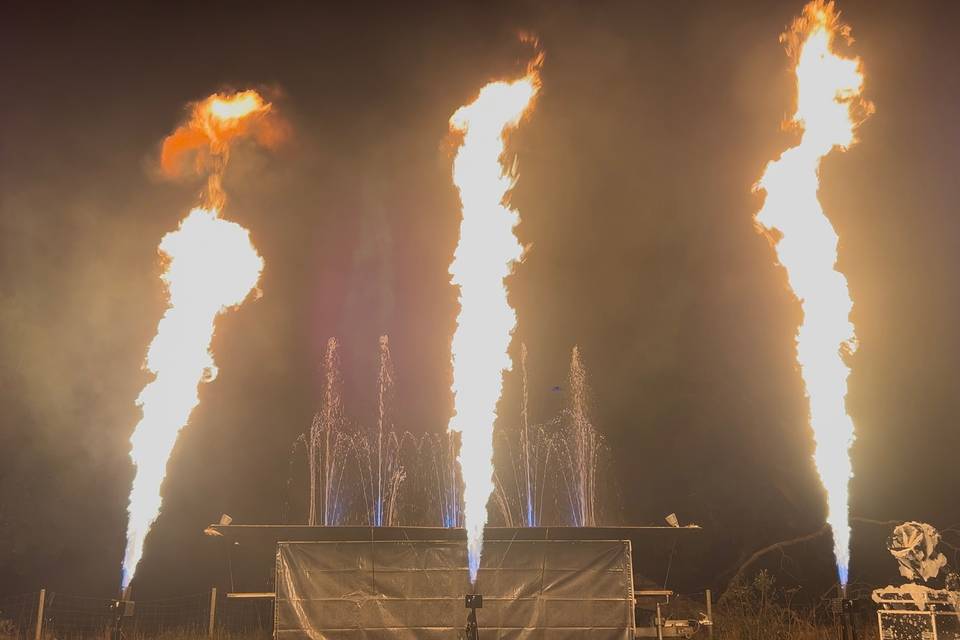 Les flammes