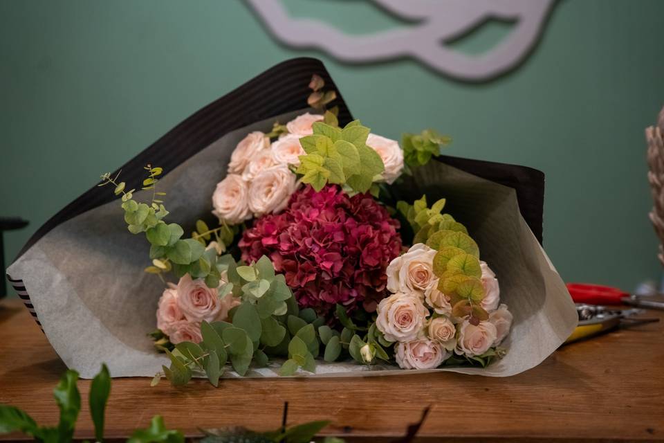 Table de fleurs
