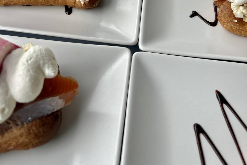 Eclair saumon fumé