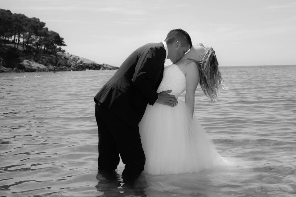 Trash the dress Les calanques