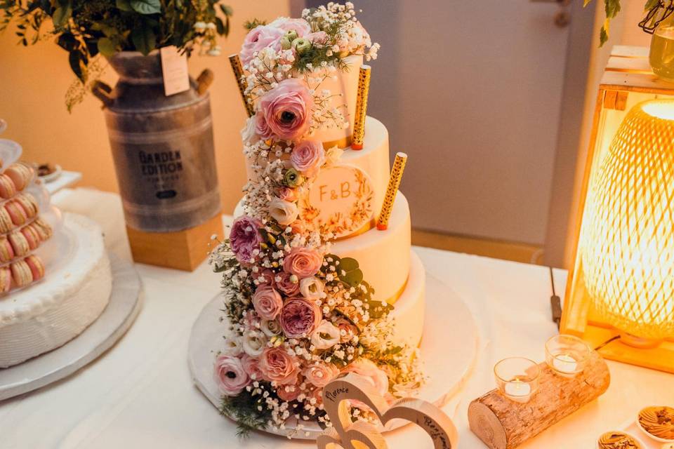 Fleurs gateau