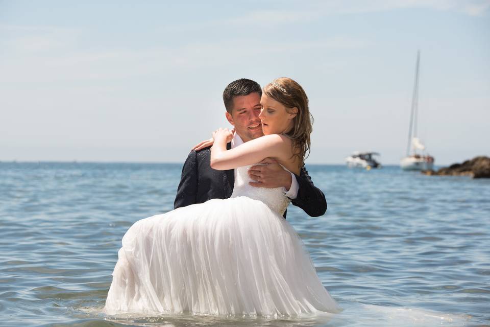 Trash the dress Les calanques