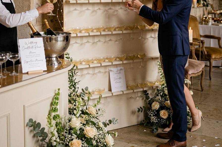 Champagne wall