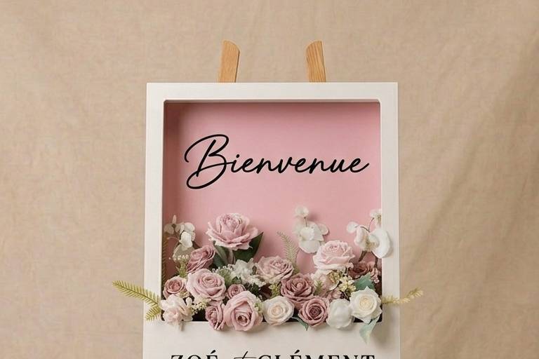 Signalétique rose