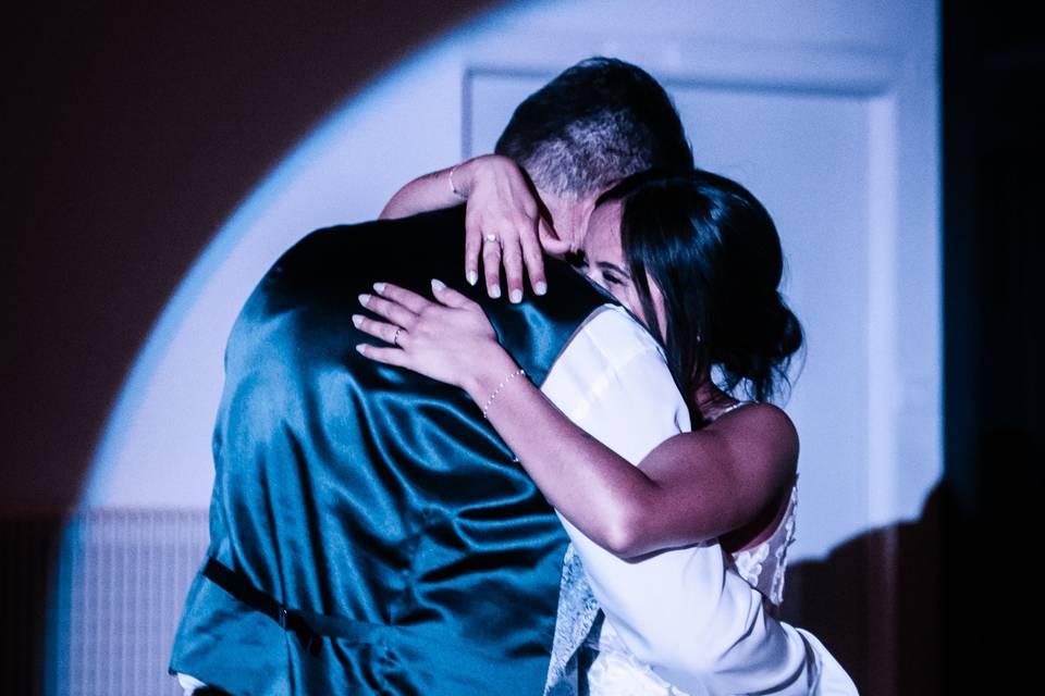 La mariée et son père