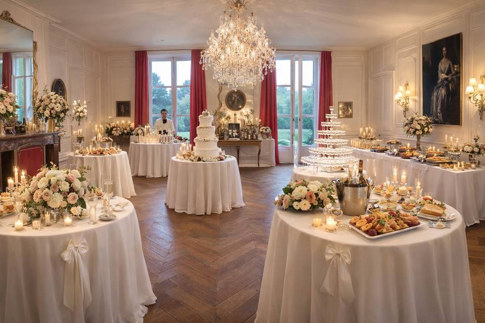 Cocktail dans le Grand Salon