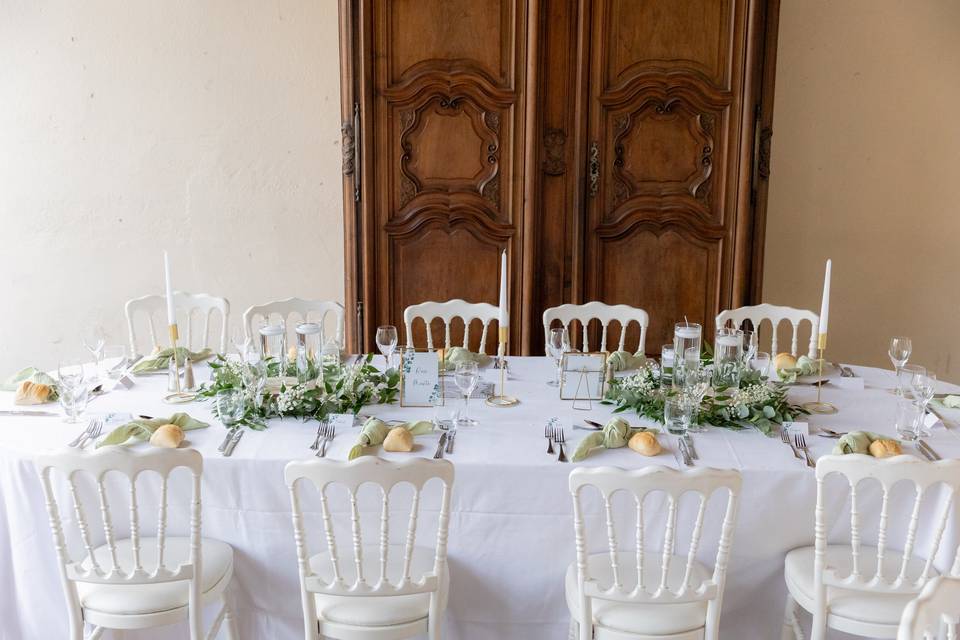 Table d'honneur