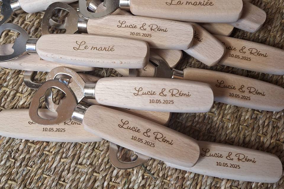 Décapsuleur personnalisable