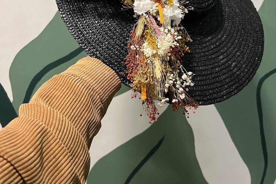 Chapeau fleuri