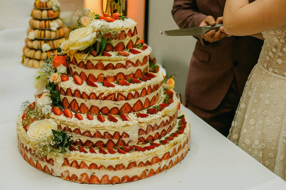 Wedding cake à la française