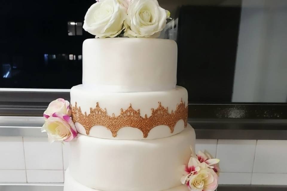 Gâteau de mariage 180 invités