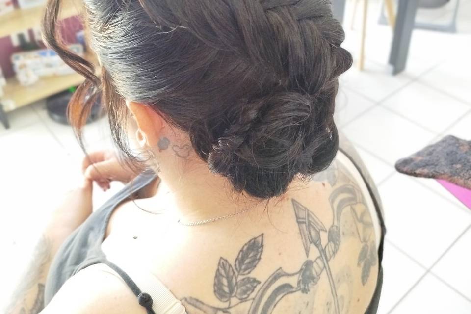 Chignon invitée