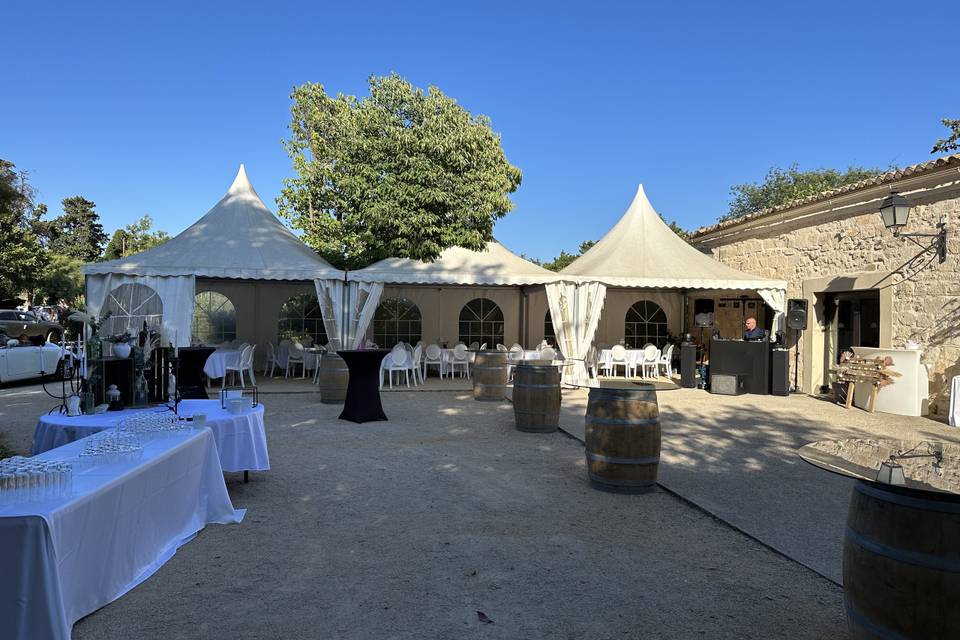 Repas extérieur le Prieuré