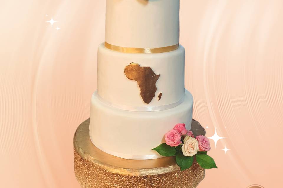 Gâteau thème Afrique