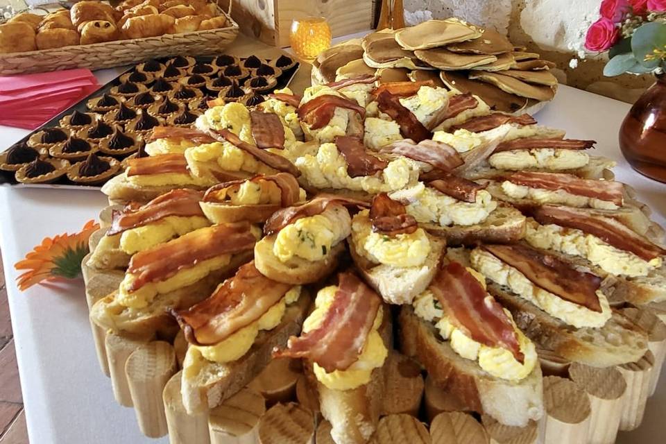 Toast bacon oeuf