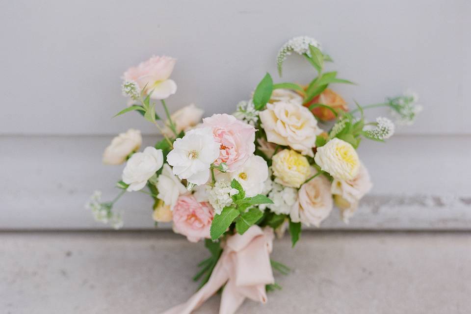 Bouquet de mariée romantique