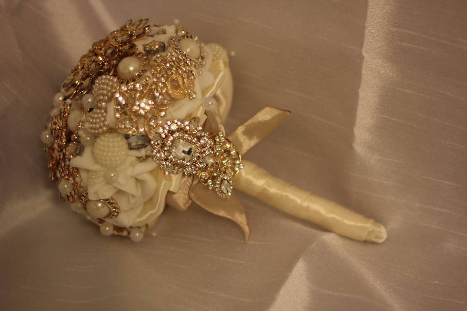 Bouquet de mariée ivoire