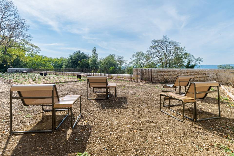 Bain soleil au jardin Botanic