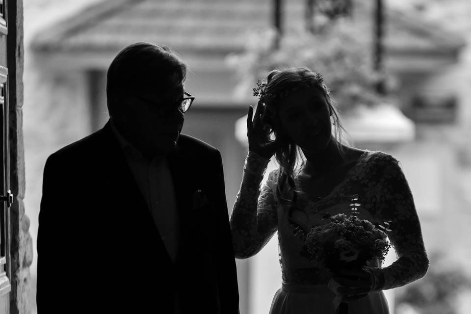 Mariage : l'entrée d'église