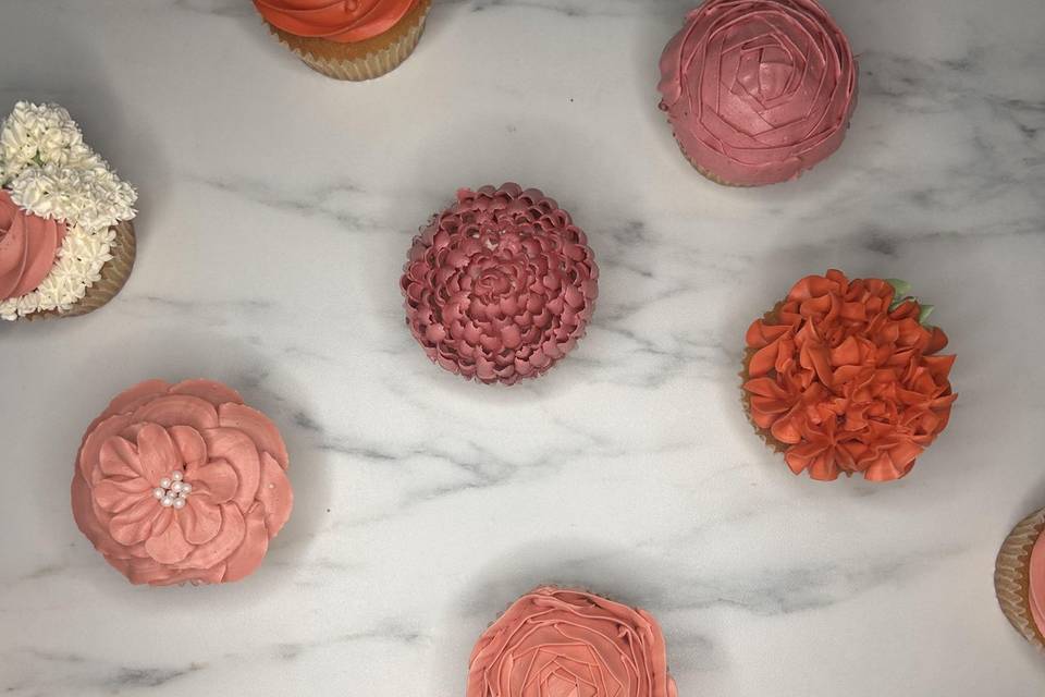 Bouquet de cupcakes
