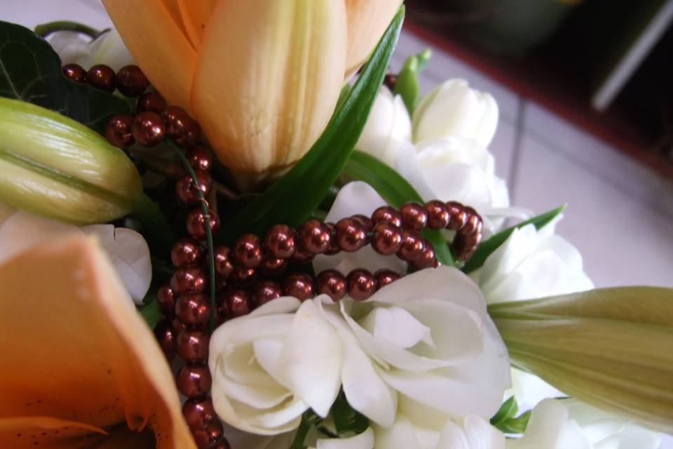 Detail bouquet de mariée