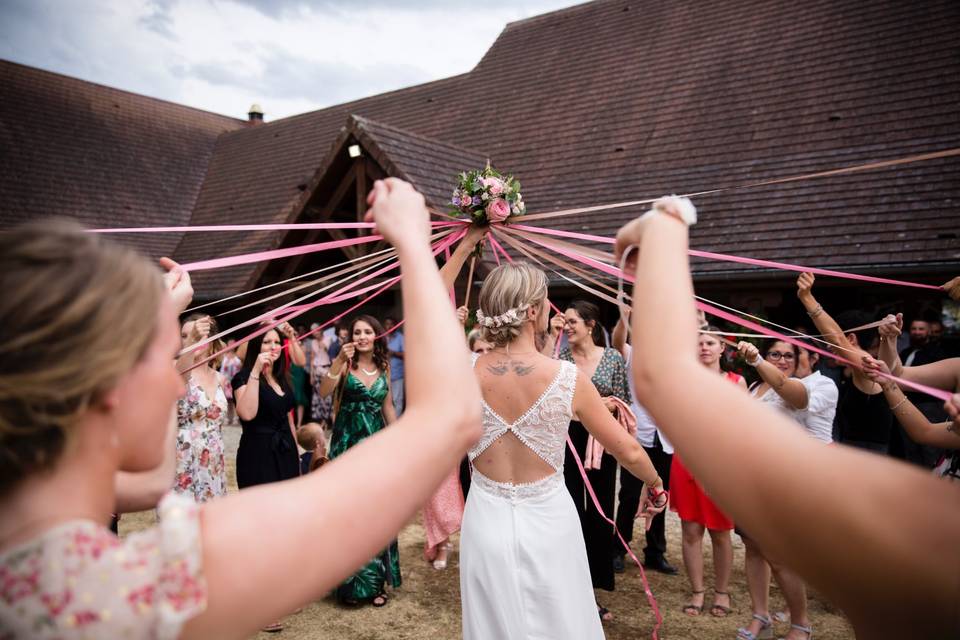 Le bouquet ruban !