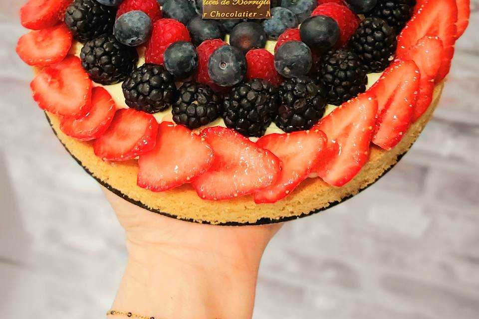 Tarte aux fruits de saison