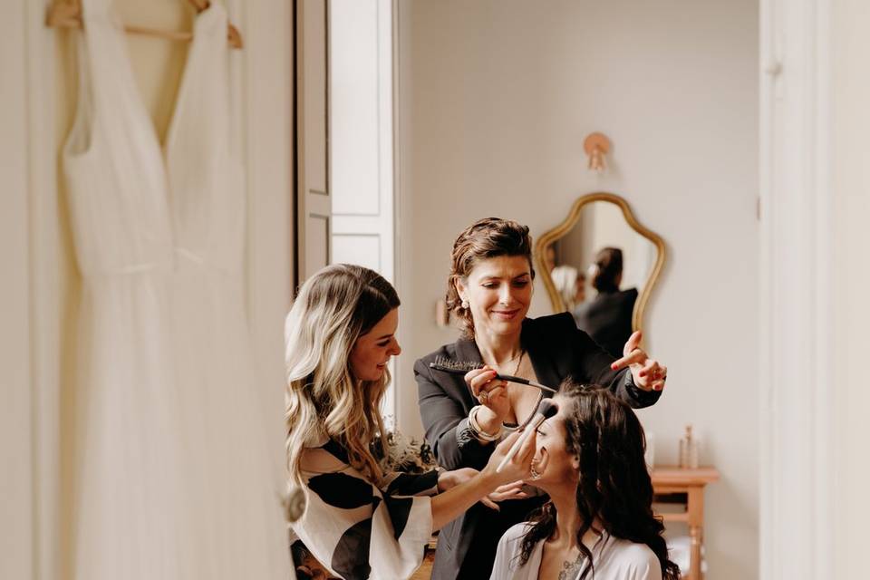 Préparation de la mariée