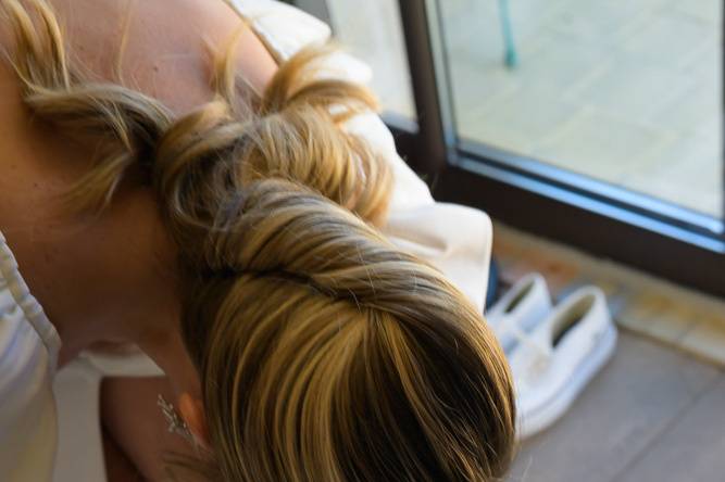 Coiffure de la mariée