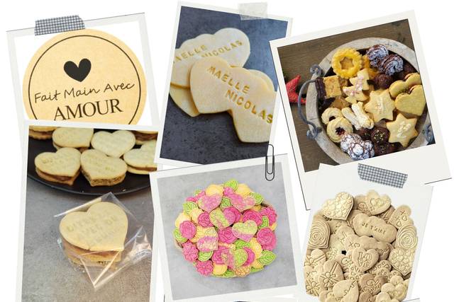 Biscuits personnalisés mariage