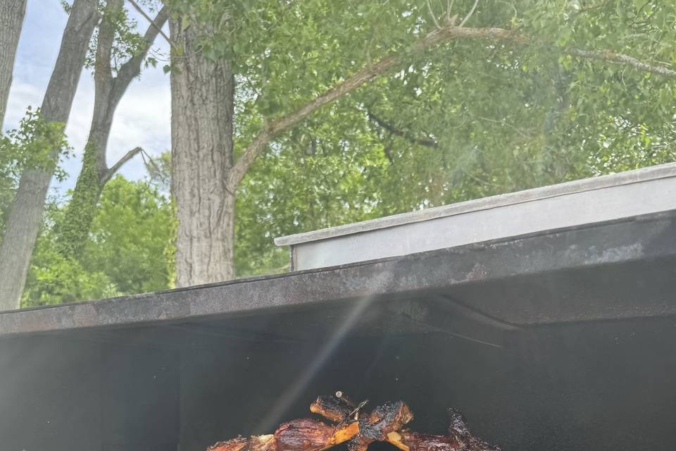 Agneau à la broche